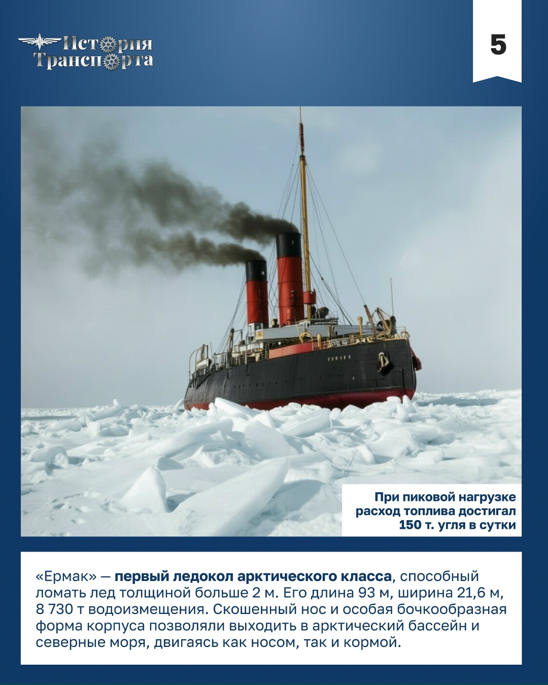 «Ермак»: первый в мире арктический ледокол