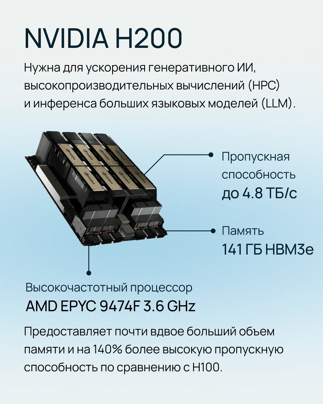 Что нового в облаке? Мощные GPU для ИИ-нагрузок, высокопроизводительных вычислений и работы с видео