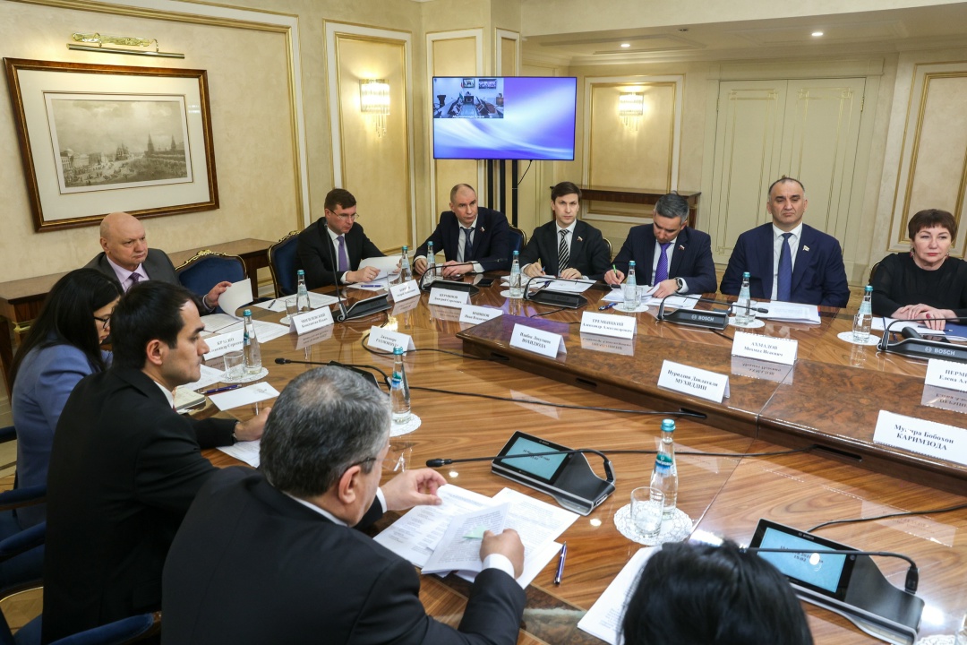 В верхней палате прошло 15-е заседание Межпарламентской комиссии по сотрудничеству между Советом Федерации и Маджлиси милли Маджлиси Оли Республики Таджикистан