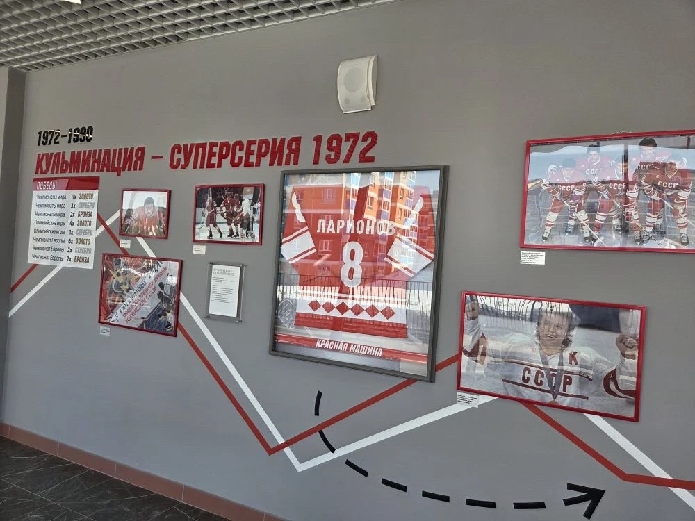 В хоккей играют настоящие машины При поддержке ЛУКОЙЛа в новом зимнем спортивном комплексе в Перми оформлено мотивирующее арт-пространство для нового поколения…