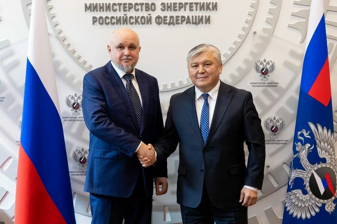 Сергей Цивилев провёл рабочую встречу с Членом Коллегии (Министром) по энергетике и инфраструктуре ЕЭК Арзыбеком Кожошевым