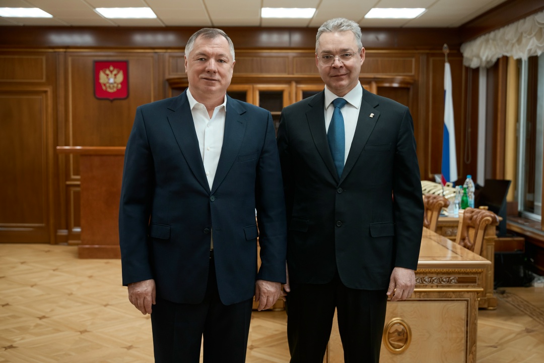 Марат Хуснуллин провел встречу с губернатором Ставропольского края Владимиром Владимировым.