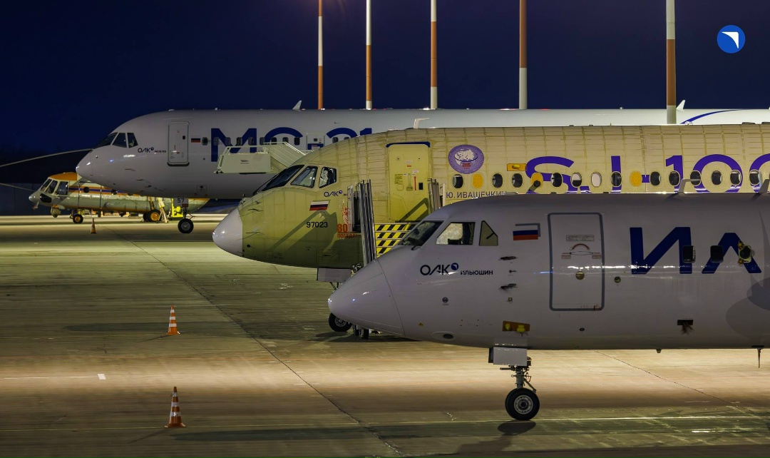 Ил-114-300, МС-21 и «Суперджет» ищут лед в Архангельске