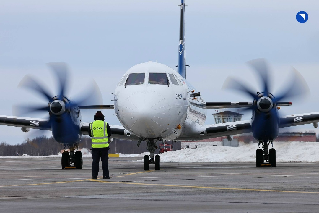 Ил-114-300, МС-21 и «Суперджет» ищут лед в Архангельске