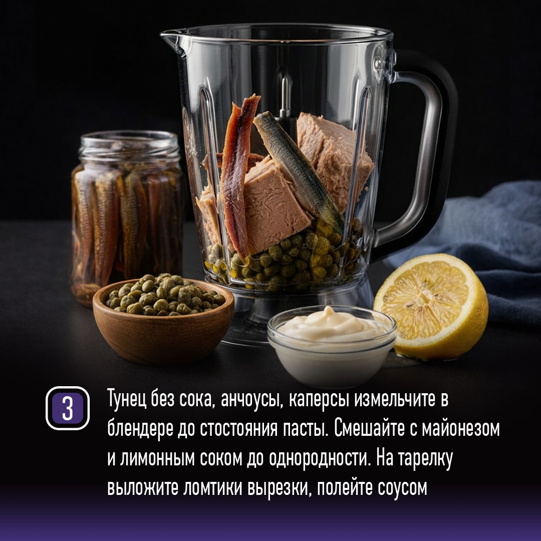 РЕЦЕПТЫ ОТ ШЕФА Друзья, знаете ли вы классическое блюдо итальянской кухни «вителло тоннато»