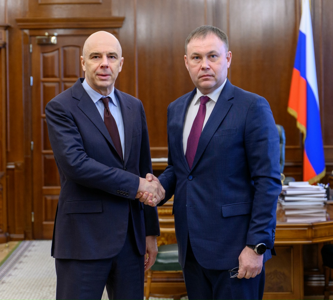 Министр финансов РФ Антон Силуанов провел рабочую встречу с губернатором Кемеровской области – Кузбасса Ильей Середюком