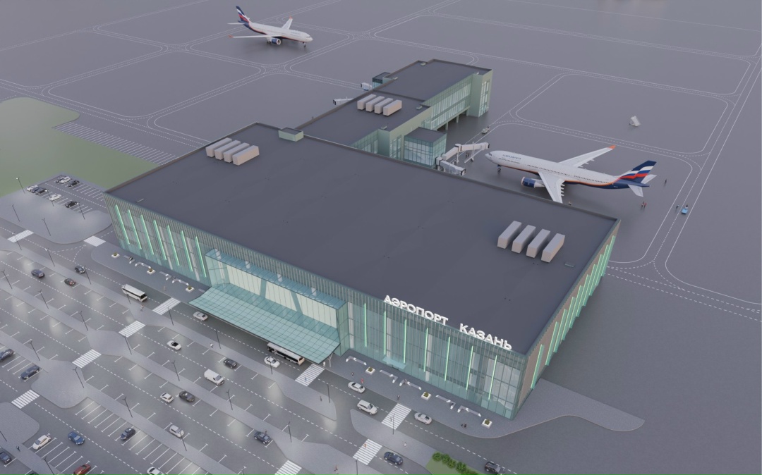 Так будет выглядеть новый терминал аэропорта Казань