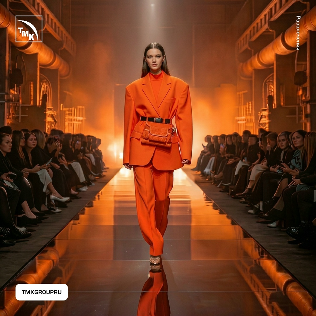 В столице прошла Московская неделя моды — и мы вместе с нейросетью задумались: а как бы выглядел спецпоказ на предприятиях ТМК?