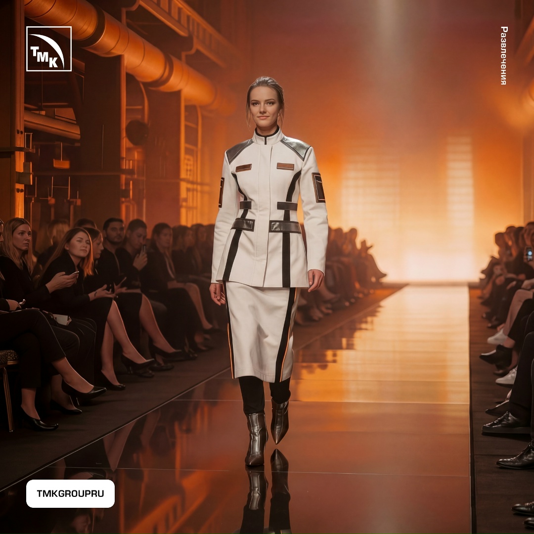 В столице прошла Московская неделя моды — и мы вместе с нейросетью задумались: а как бы выглядел спецпоказ на предприятиях ТМК?