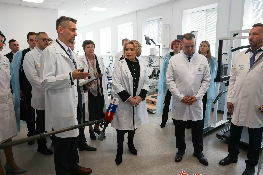 Валентина Матвиенко ознакомилась с работой Курганской областной клинической больницы и ходом строительства здания поликлиники при ней