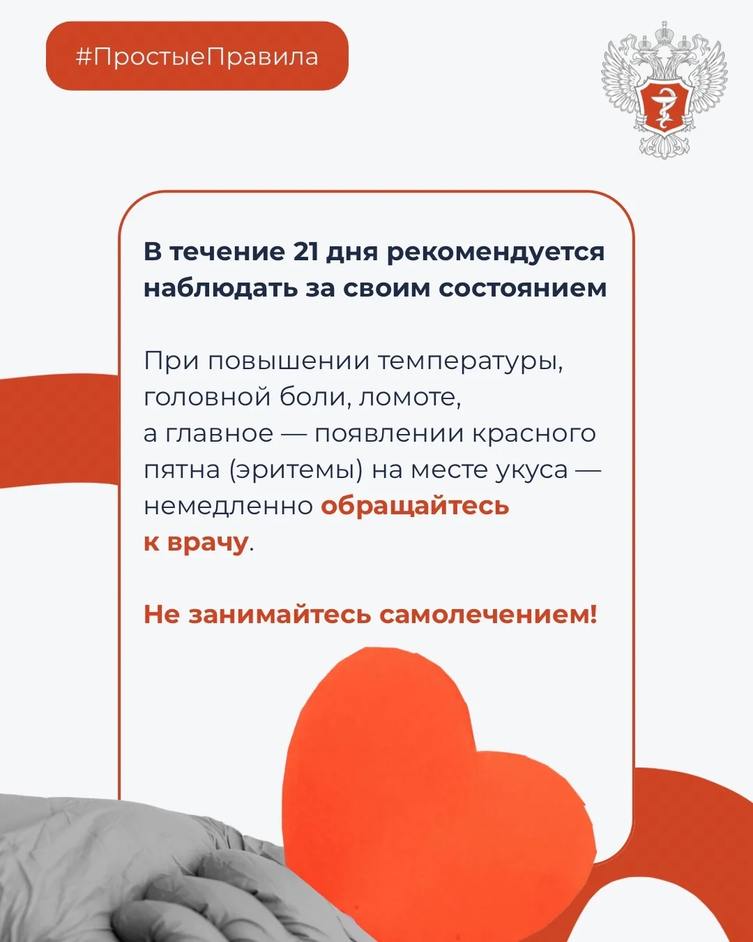 #ПростыеПравила: Что делать при укусе клеща?