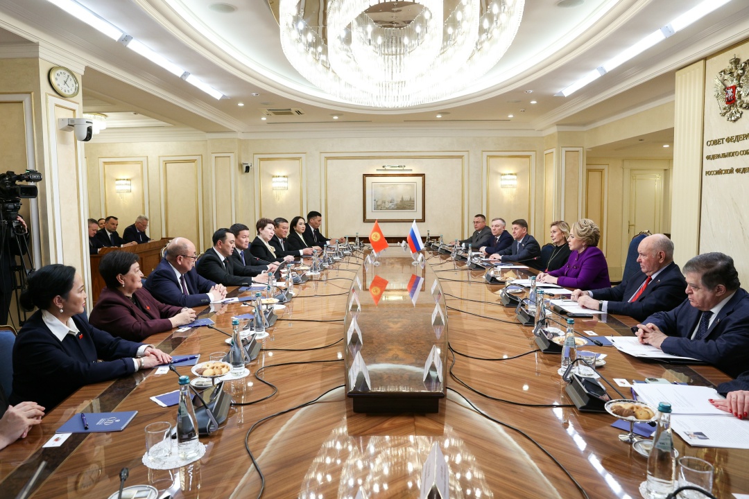 Валентина Матвиенко: Активные российско-киргизские контакты парламентариев свидетельствуют о стремлении наращивать партнёрство