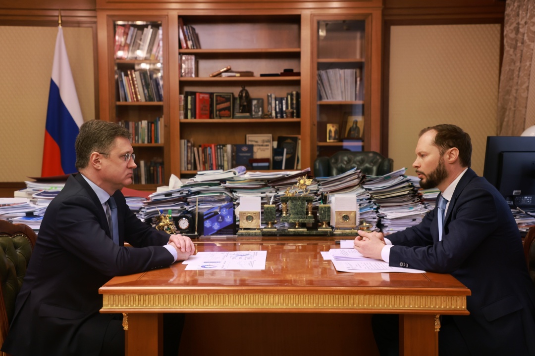 Александр Новак встретился с врио губернатора Тверской области Виталием Королевым.