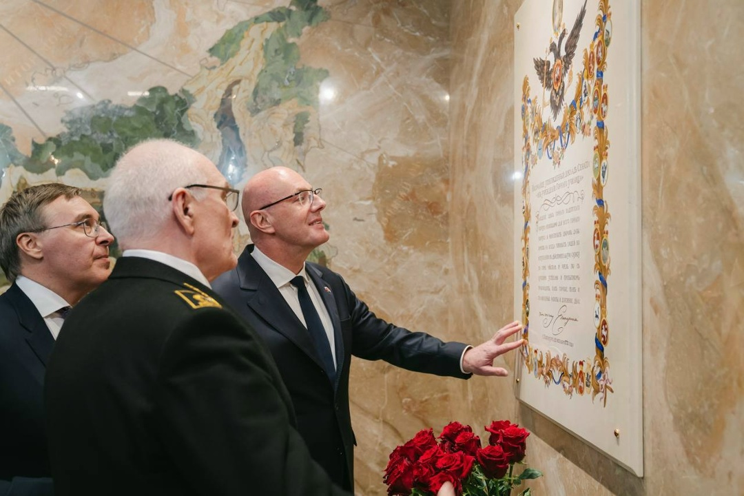 Дмитрий Чернышенко и Валерий Фальков оценили научно-технологические разработки Санкт-Петербургского горного университета императрицы Екатерины II.