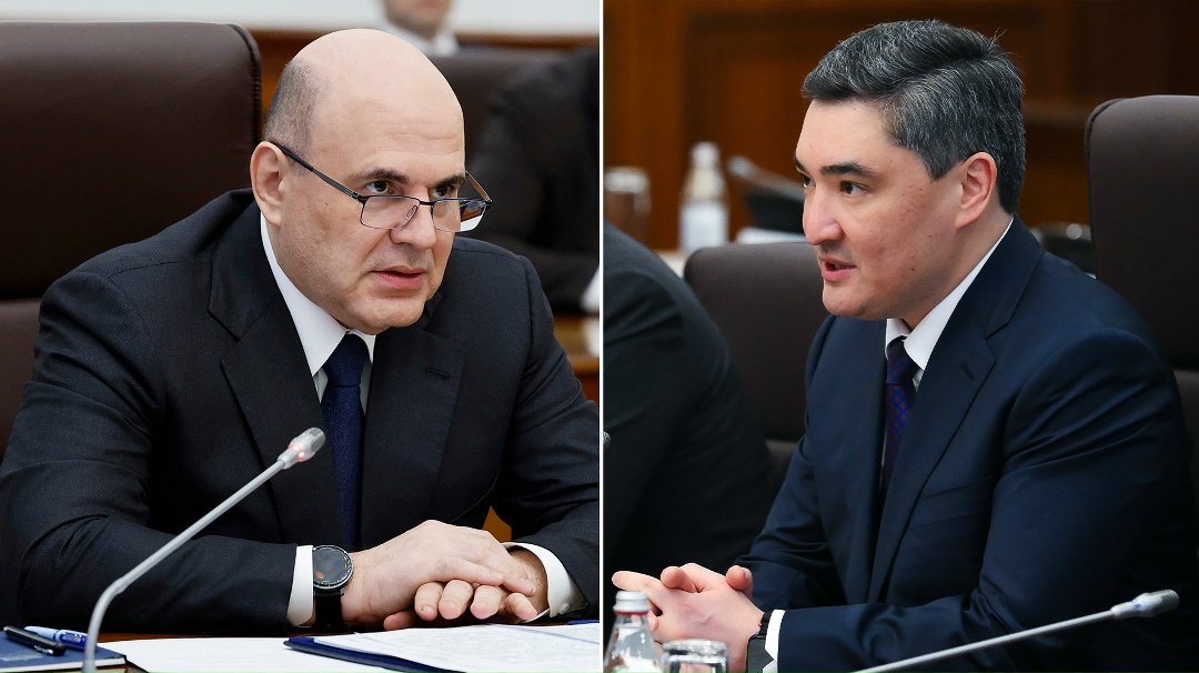 Михаил Мишустин провел телефонный разговор с премьер-министром Республики Казахстан Олжасом Бектеновым.