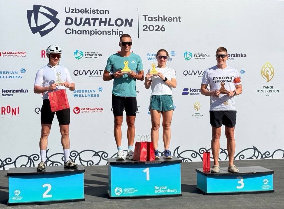 Бронзовый характер 3 нефтяника ЛУКОЙЛа — призёры открытого чемпионата Узбекистана по Дуатлону (+).