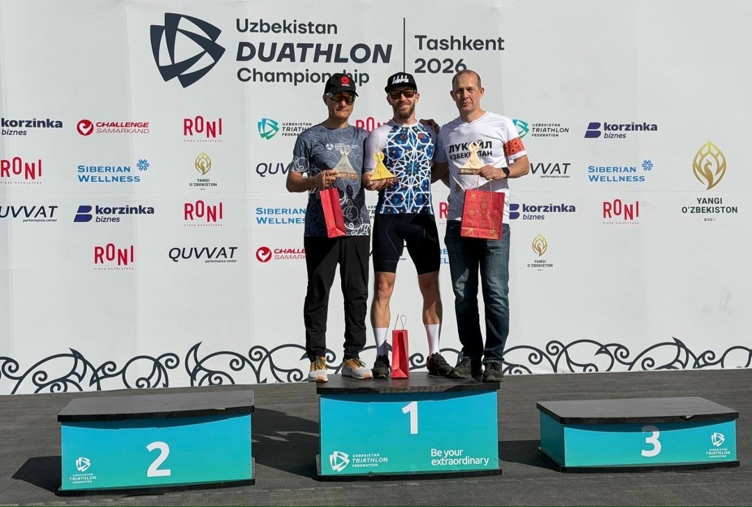 Бронзовый характер 3 нефтяника ЛУКОЙЛа — призёры открытого чемпионата Узбекистана по Дуатлону (+).
