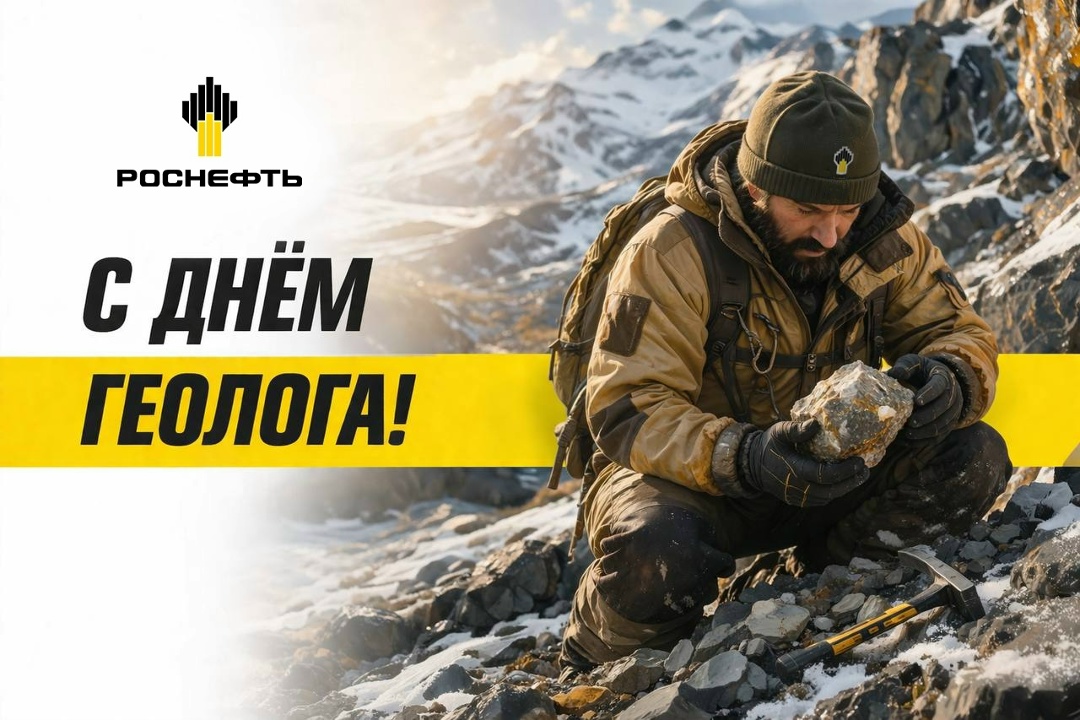 С Днём геолога! В «Роснефти» работают тысячи геологов — именно с их решений начинается разработка месторождений и формируется ресурсная база компании.