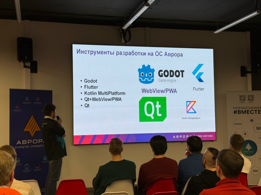 Технологические энтузиасты Нижнего Новгорода собрались 7 апреля, чтобы поближе познакомиться с платформой Аврора и технологиями для кроссплатформенной…