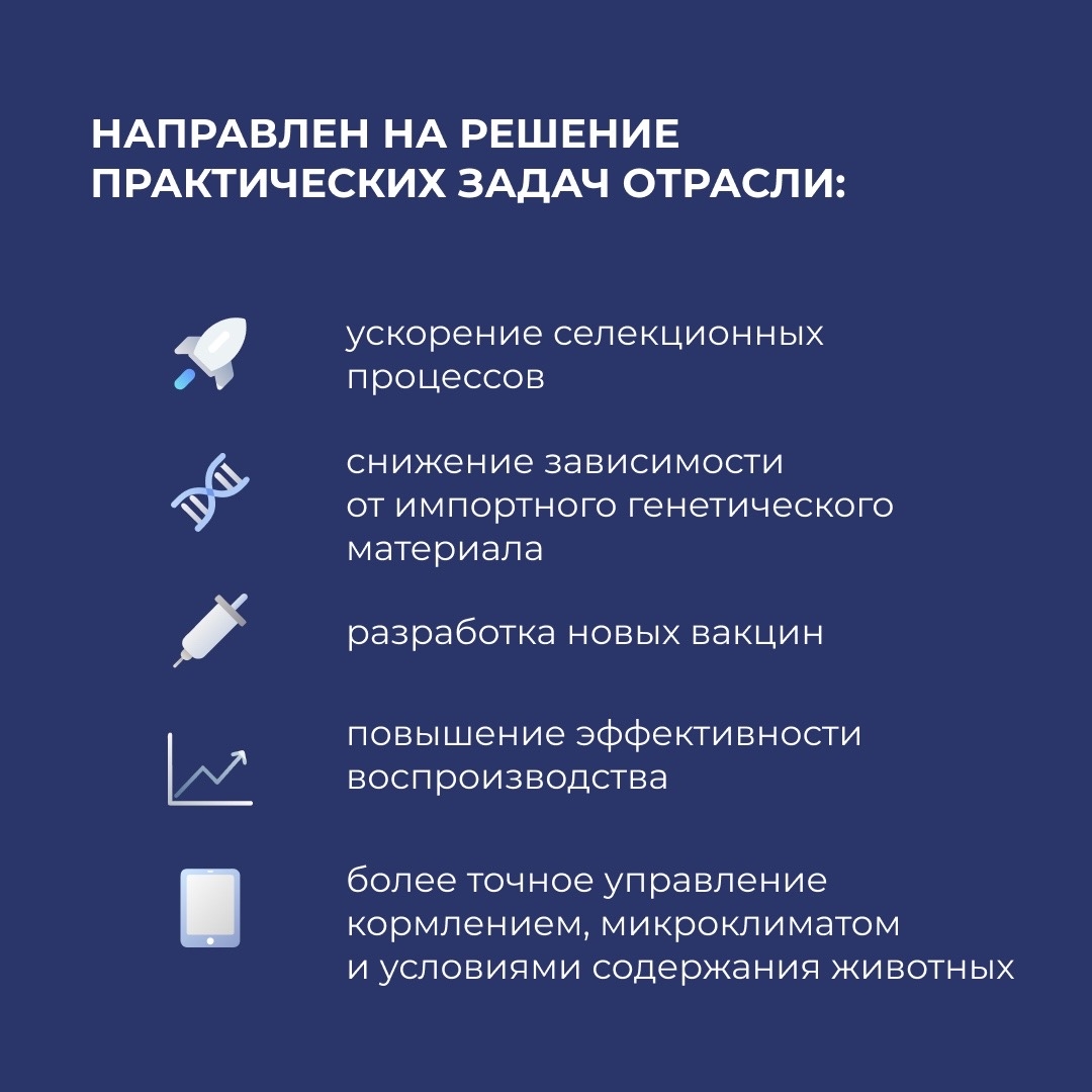 Большой животноводческий проект позволит сформировать единую технологическую базу для развития отрасли