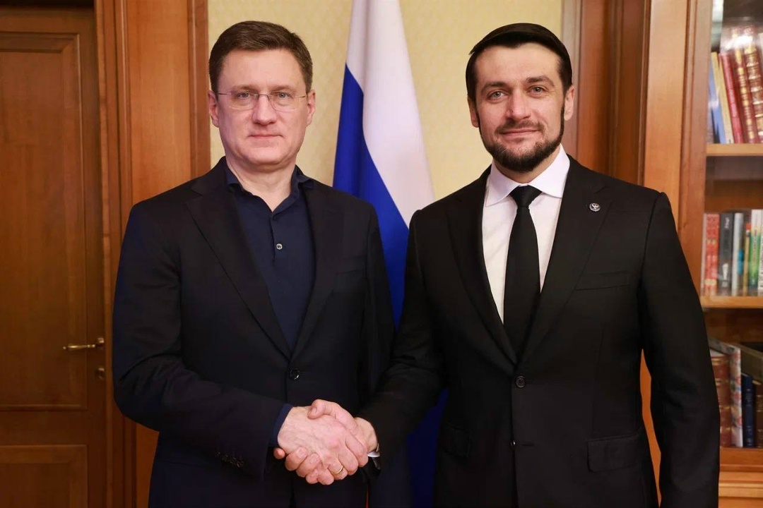 Александр Новак встретился с председателем правительства Республики Алтай Александром Прокопьевым.