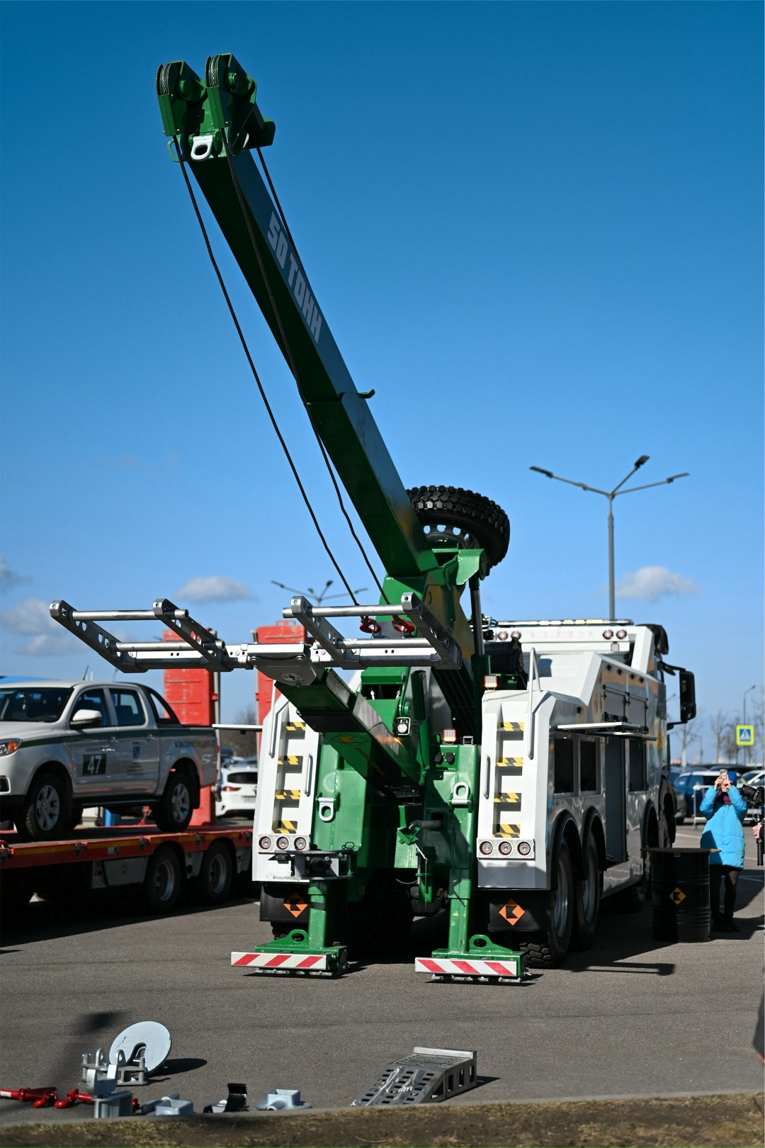 Самый грузоподъемный среди российских автоэвакуаторов