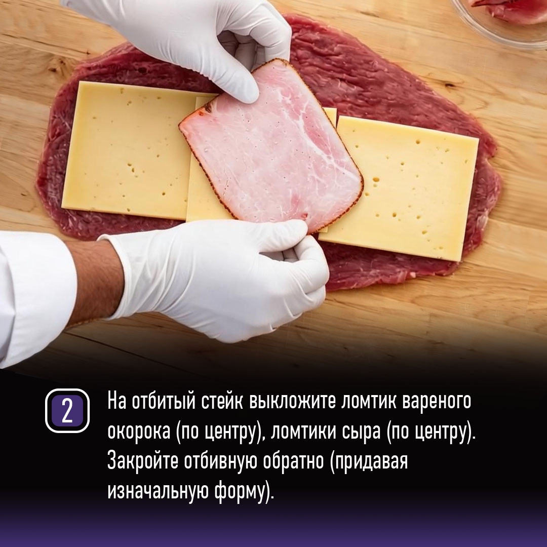 РЕЦЕПТЫ ОТ ШЕФА Друзья, предлагаем приготовить блюдо, которое понравится каждому члену семьи – в нем есть сочная свинина, нежная начинка и хрустящая корочка