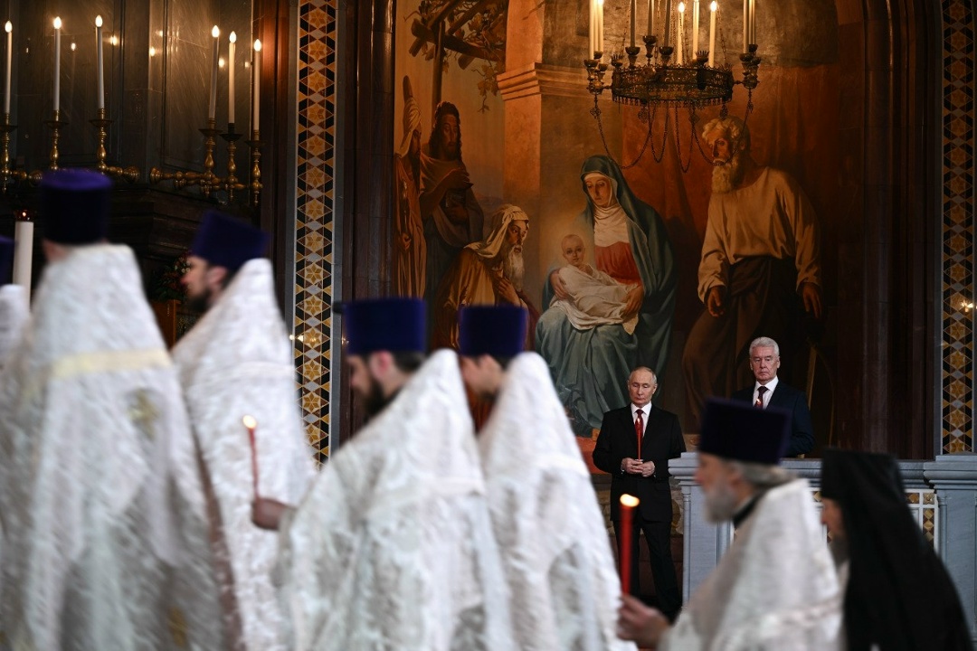 Владимир Путин поздравил православных христиан и всех граждан России, отмечающих Пасху – Светлое Христово Воскресение