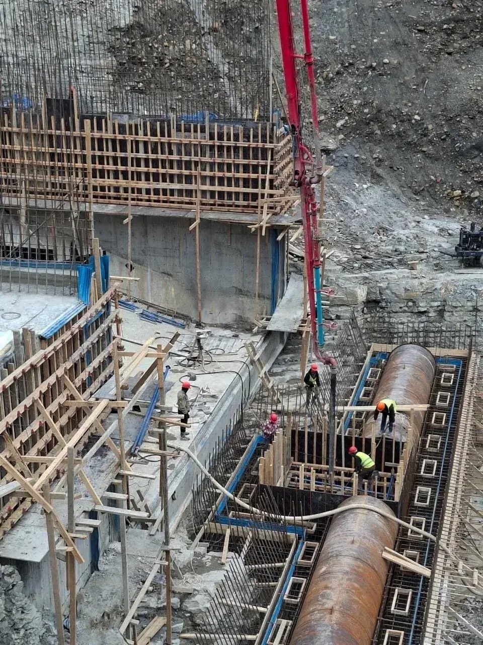 РусГидро приступило к возведению основного здания Нихалойской ГЭС в Чеченской Республике