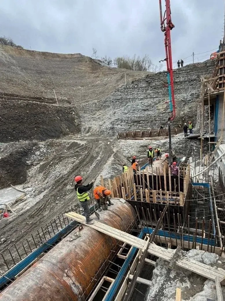 РусГидро приступило к возведению основного здания Нихалойской ГЭС в Чеченской Республике