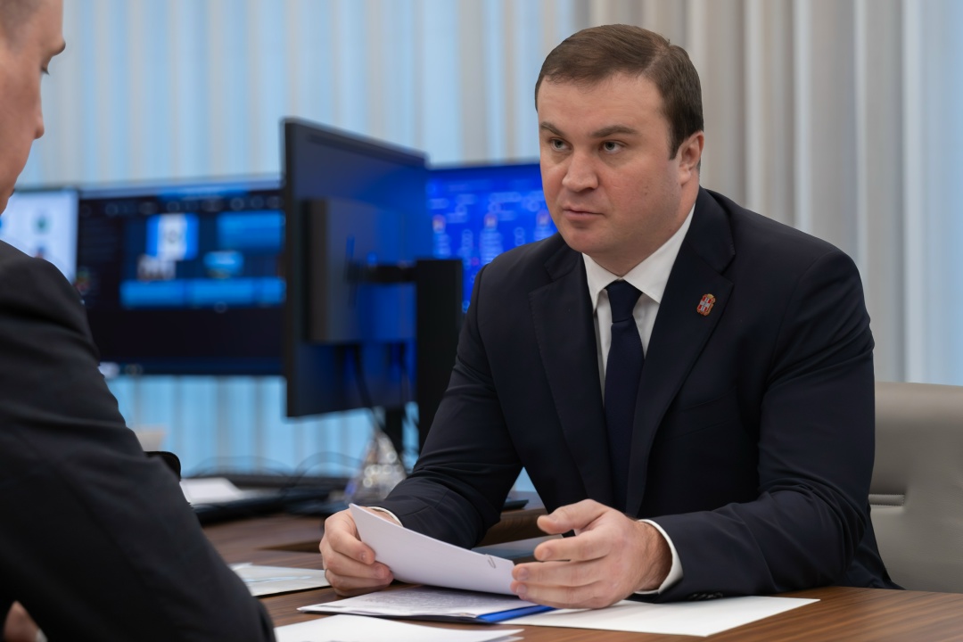 Дмитрий Патрушев и Виталий Хоценко обсудили вопросы сельского хозяйства и экологии Омской области.