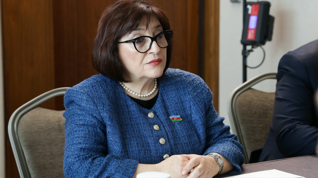 Председатель Совета Федерации Валентина Матвиенко провела встречу с Председателем Милли Меджлиса Азербайджанской Республики Сагибой Гафаровой