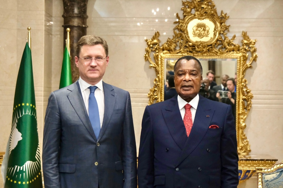 Александр Новак встретился с президентом Республики Конго Дени Сассу-Нгессо.