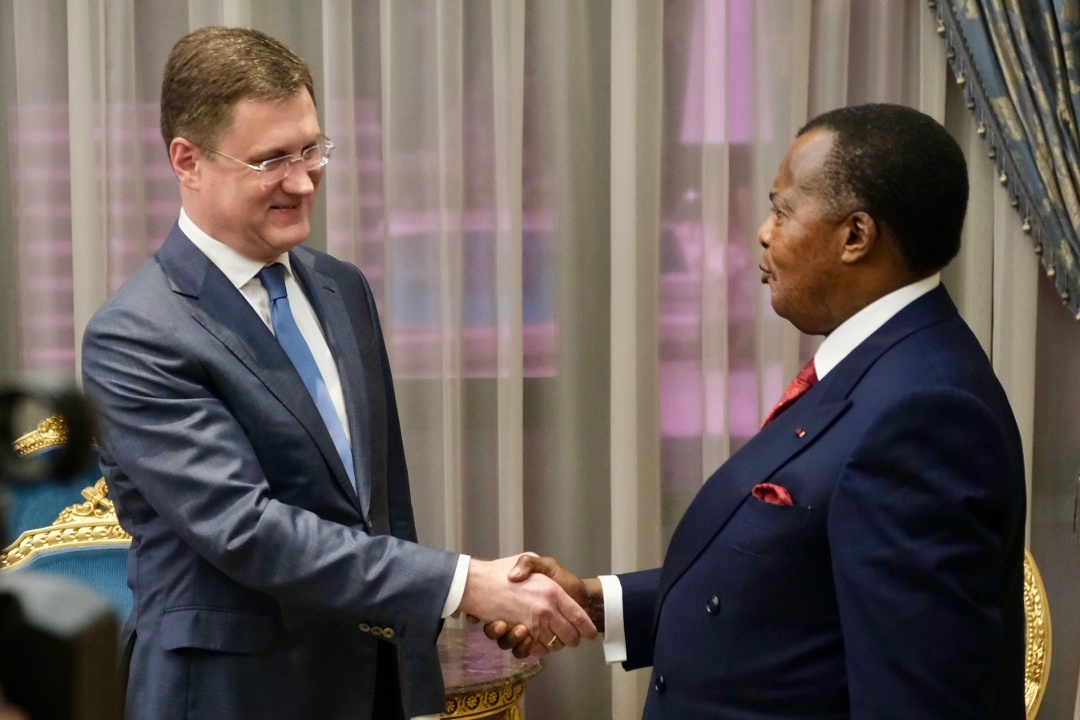 Александр Новак встретился с президентом Республики Конго Дени Сассу-Нгессо.