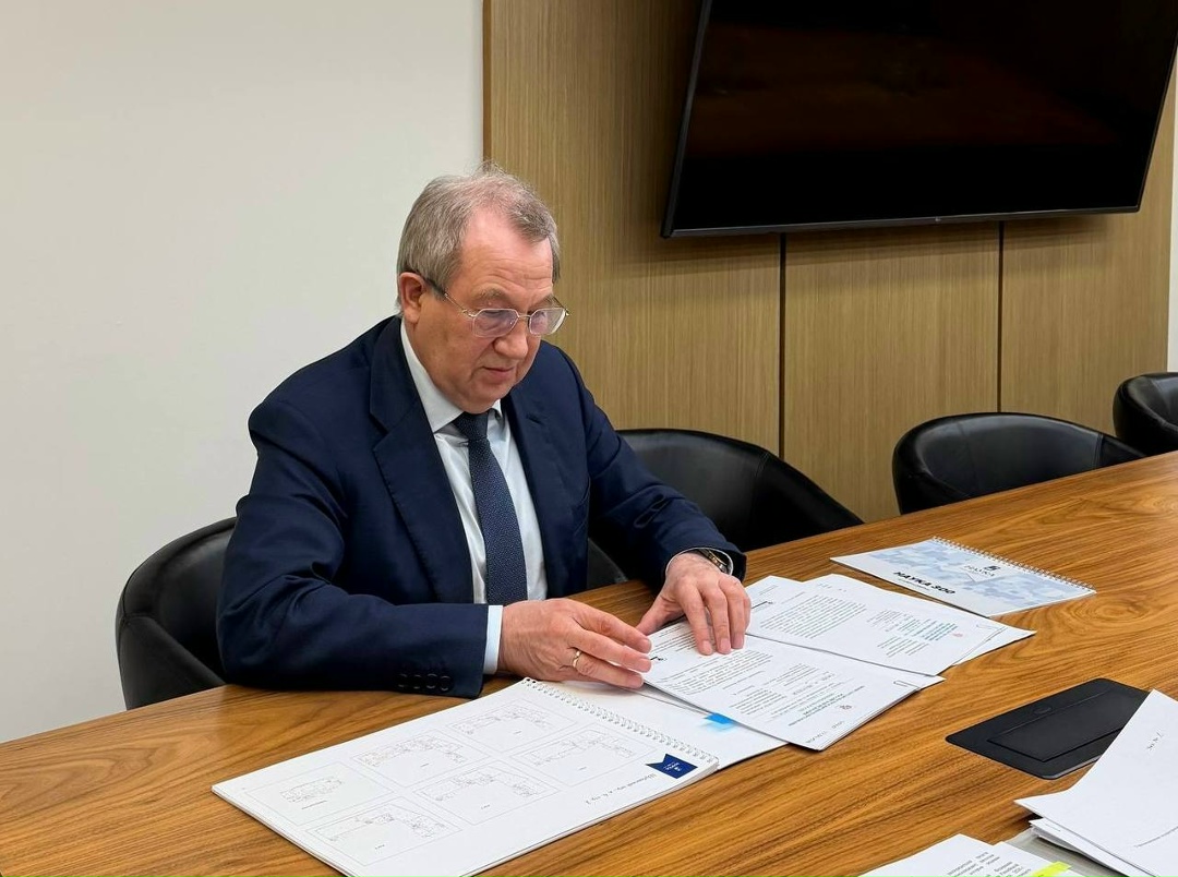Дмитрий Чернышенко провел рабочую встречу с президентом РАН Геннадием Красниковым.