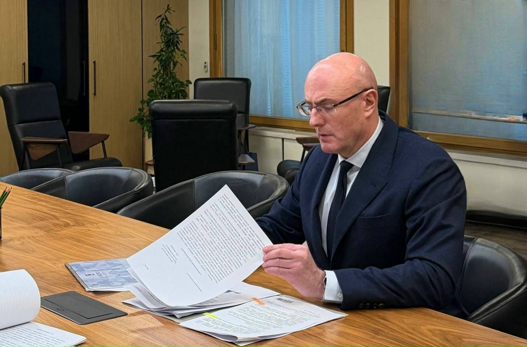 Дмитрий Чернышенко провел рабочую встречу с президентом РАН Геннадием Красниковым.