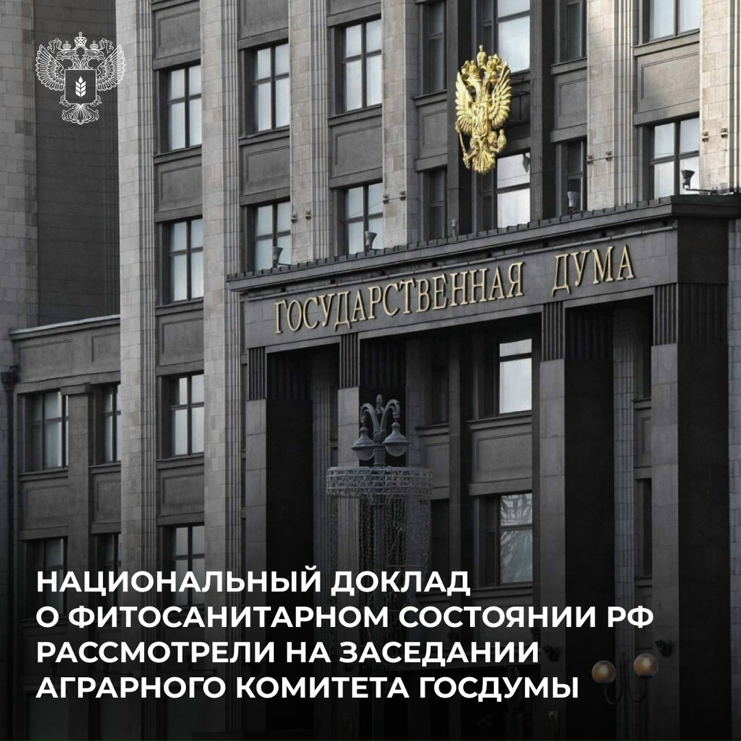 На заседании аграрного комитета Госдумы рассмотрели Национальный доклад о карантинном фитосанитарном состоянии России