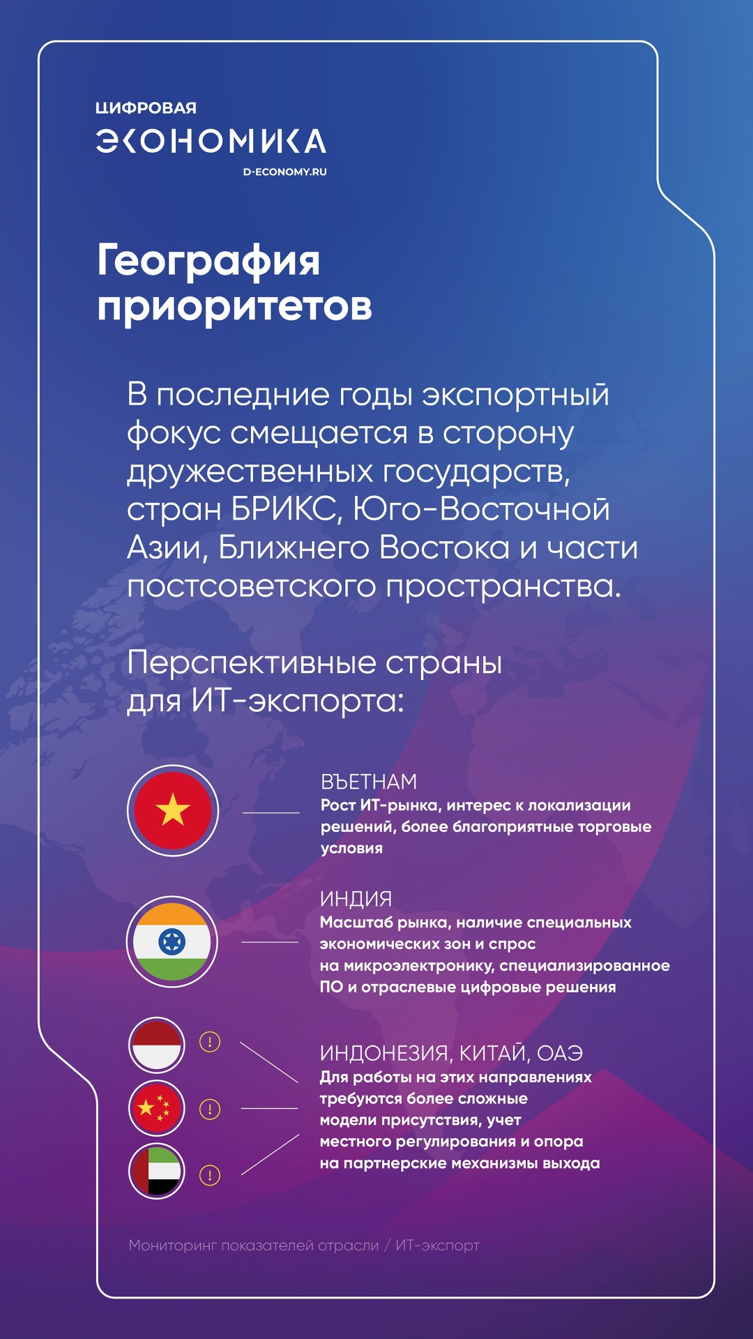 АНО ЦЭ подготовило исследование о перспективах российского ИТ-экспорта