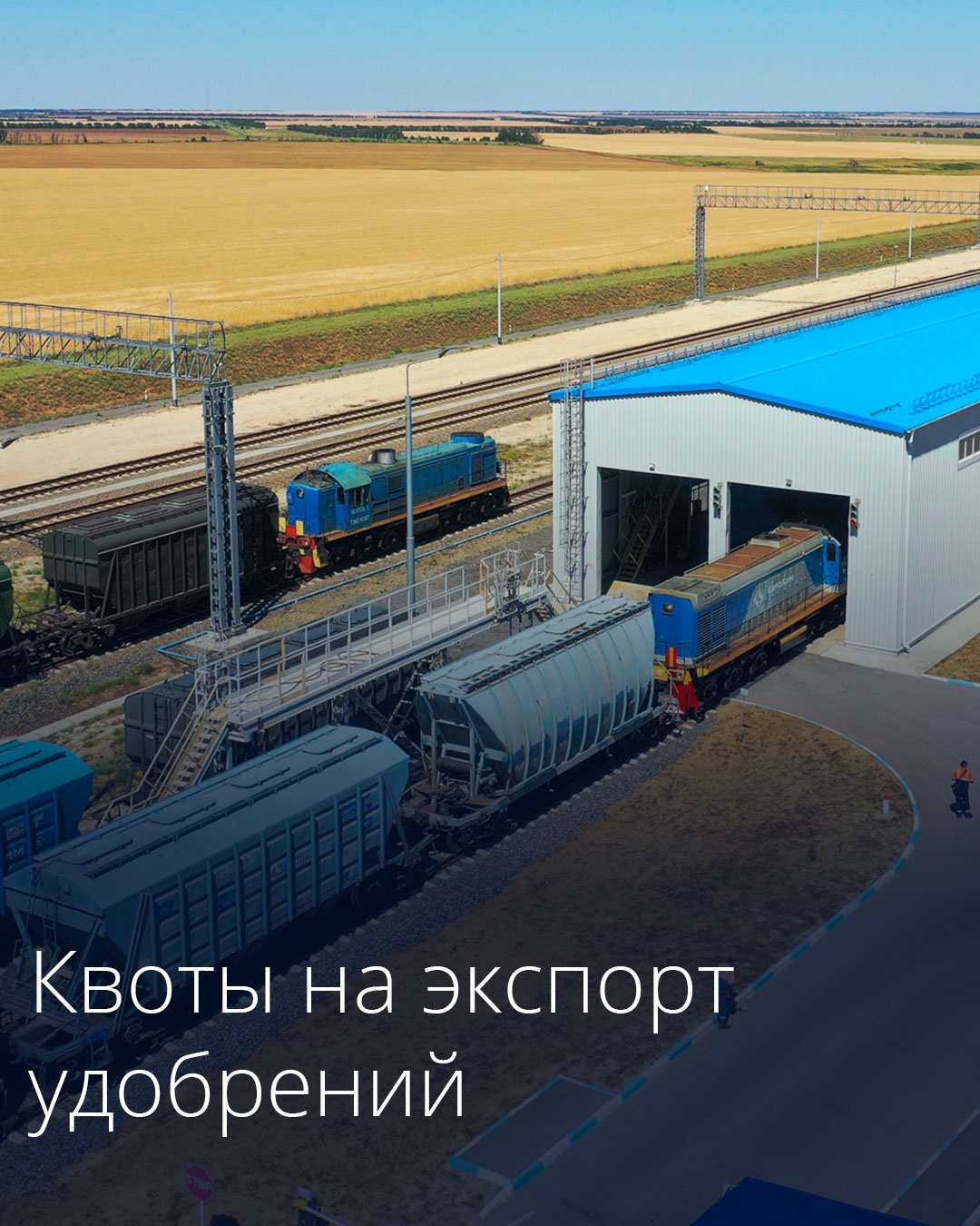 Правительство установило квоты на вывоз минеральных удобрений в период с 1 июня по 30 ноября.