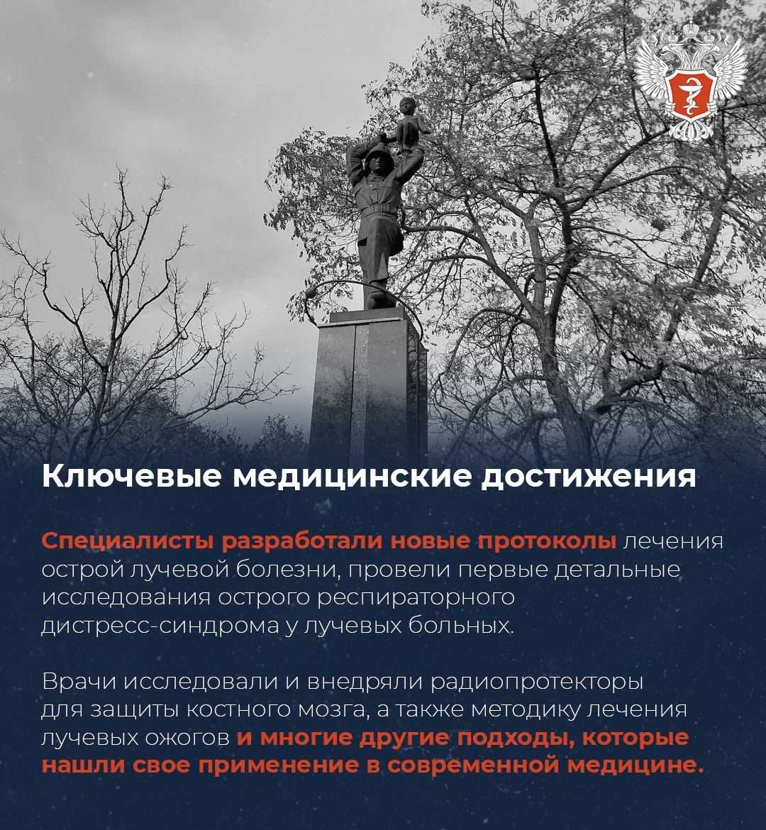 #ИсторияМедицины: Как медицина отвечала новым вызовам после аварии на Чернобыльской АЭС