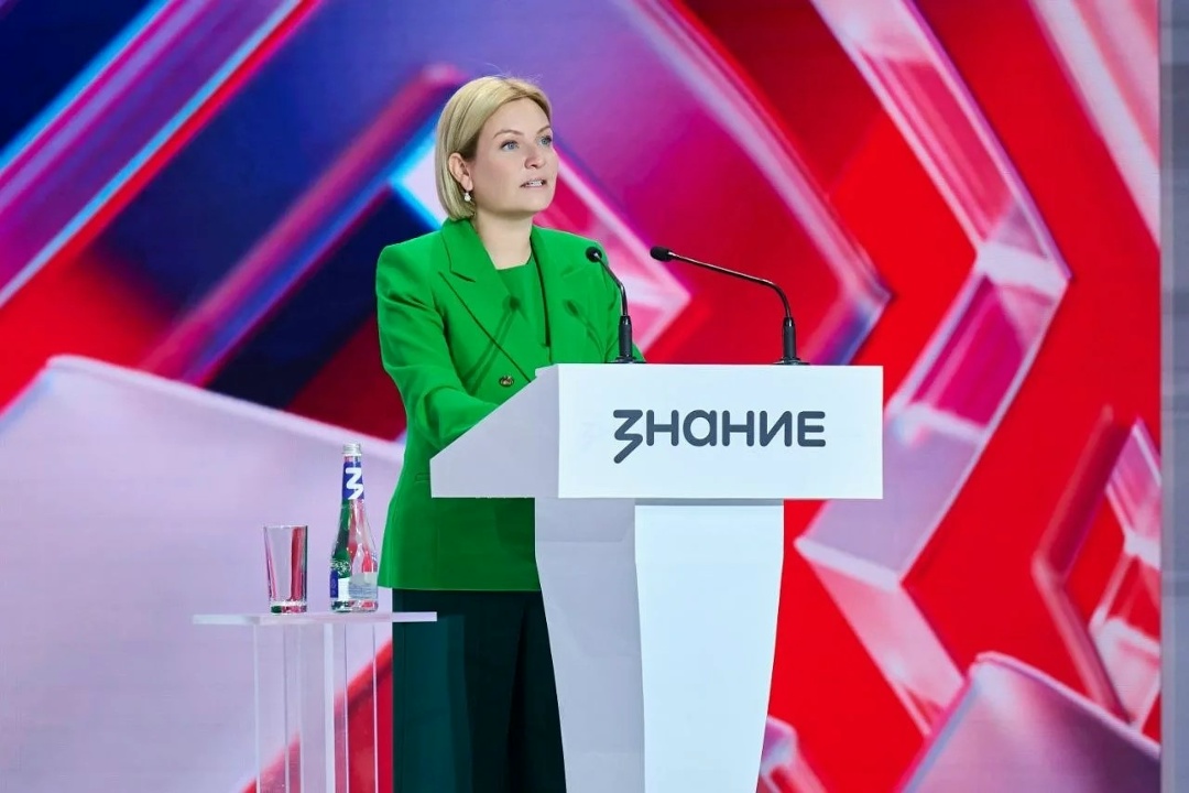 Министр культуры Ольга Любимова выступила с лекцией на просветительском марафоне «Знание.Первые».