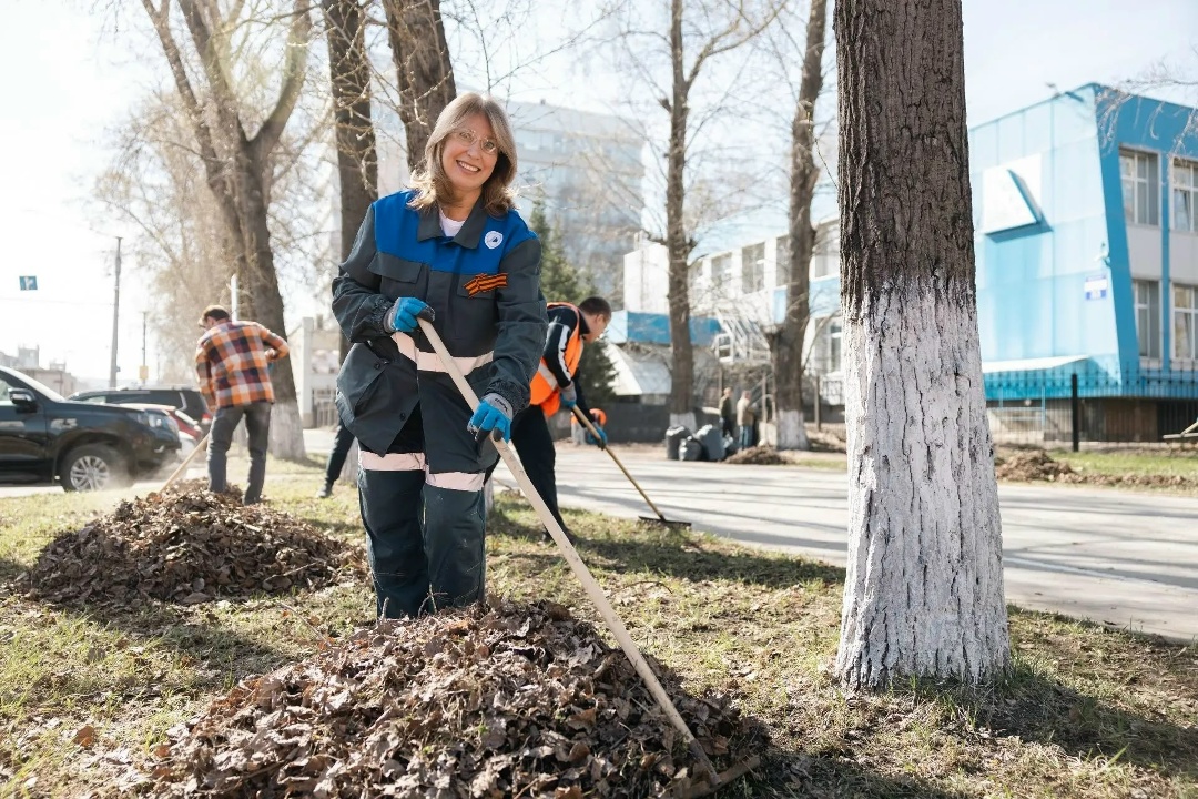 За чистоту с весенним настроением!