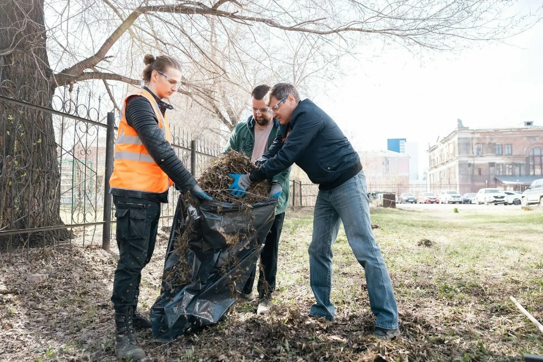 За чистоту с весенним настроением!