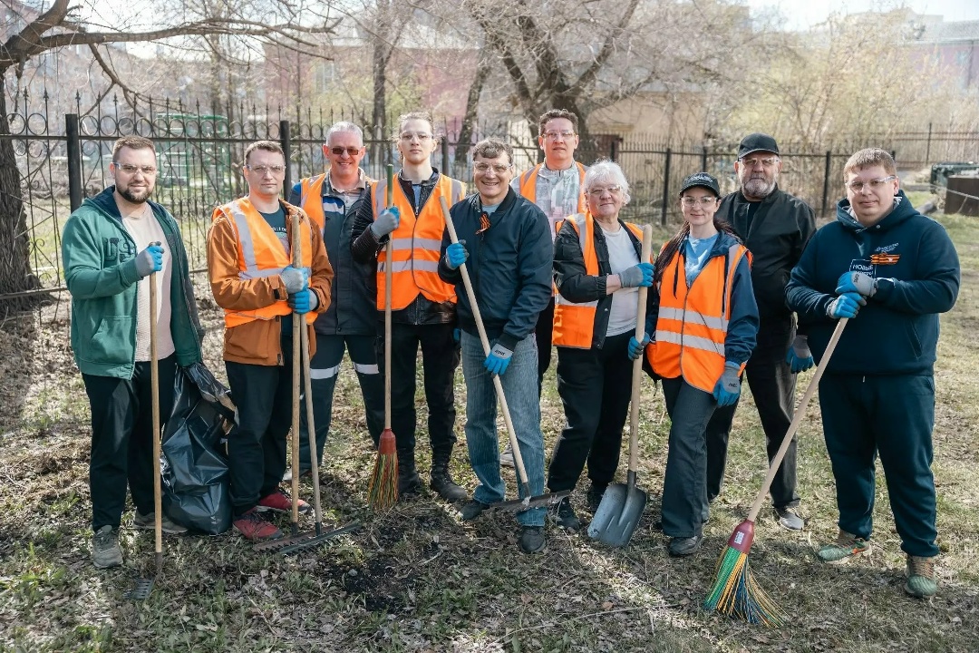 За чистоту с весенним настроением!