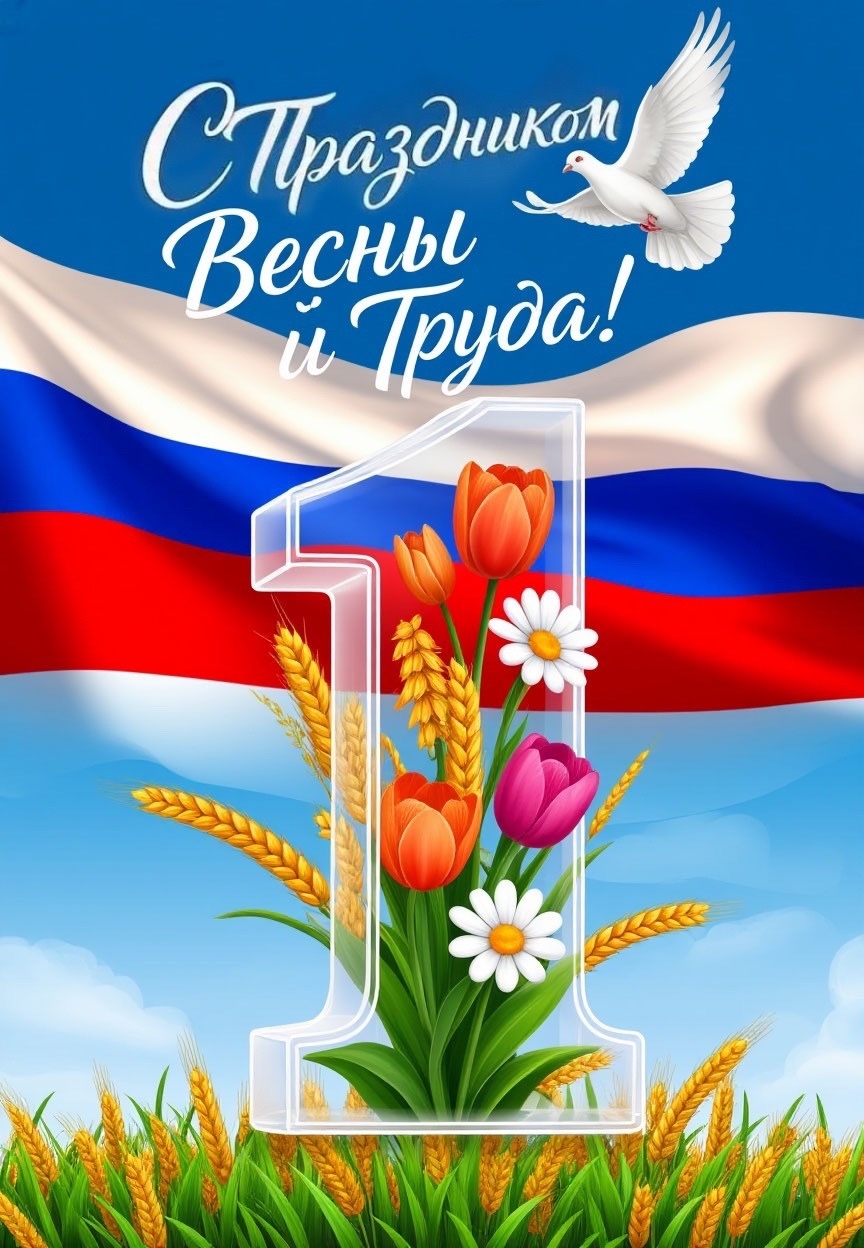 Коллеги, поздравляем с праздником 1 Мая!