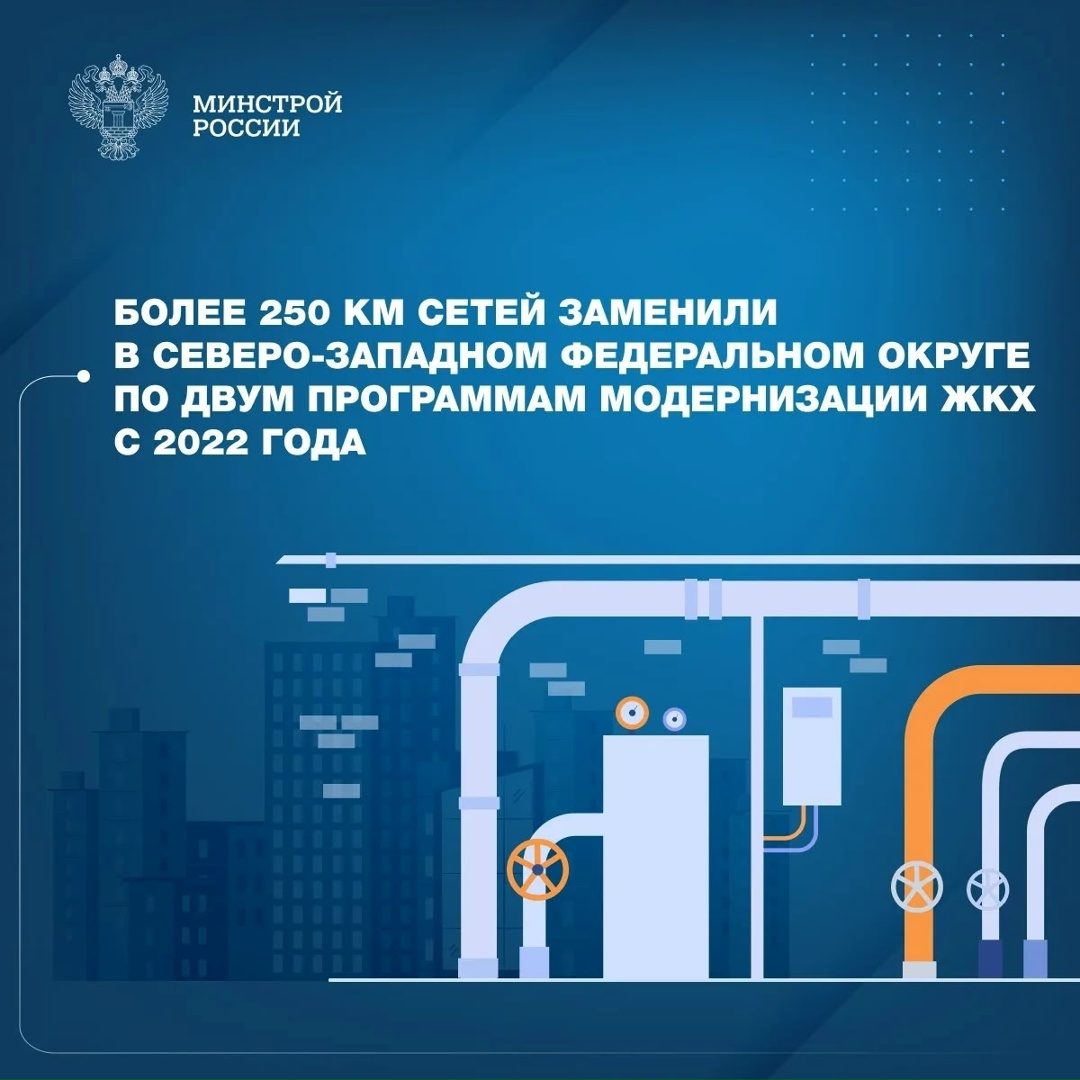 С привлечением средств ФНБ введен в эксплуатацию 51 объект в 9 регионах СЗФО, включая 71 км сетей, а с участием федерального бюджета – 80 объектов в 9…