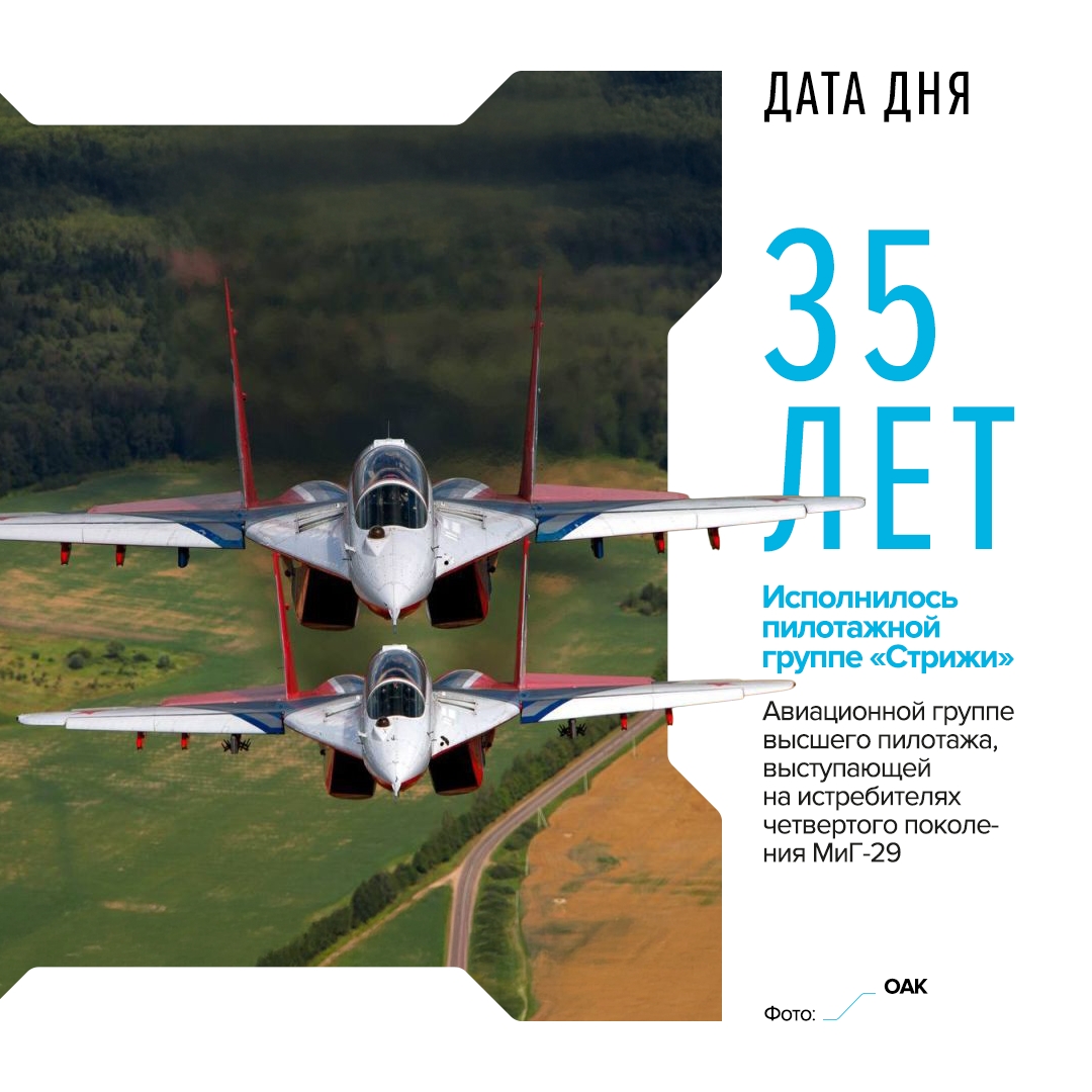МиГ-29 — для красоты полета «Стрижи» призваны демонстрировать возможности российских самолетов.
