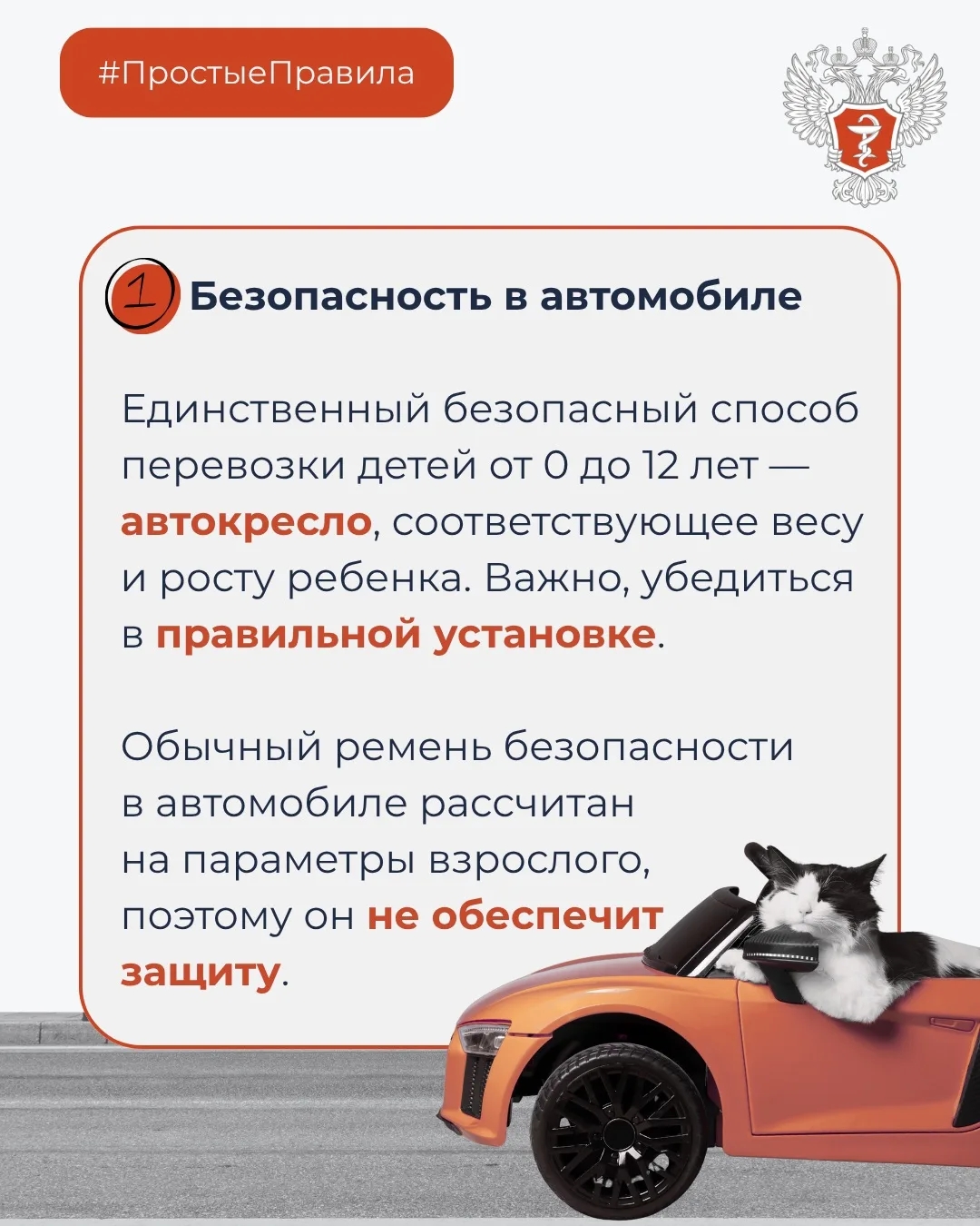 #ПростыеПравила: Как защитить ребенка от травм на дорогах?
