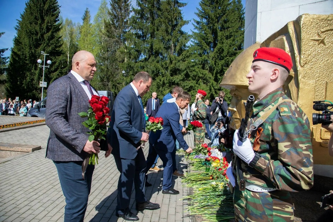Сегодня мы участвовали в торжествах ко Дню Победы!