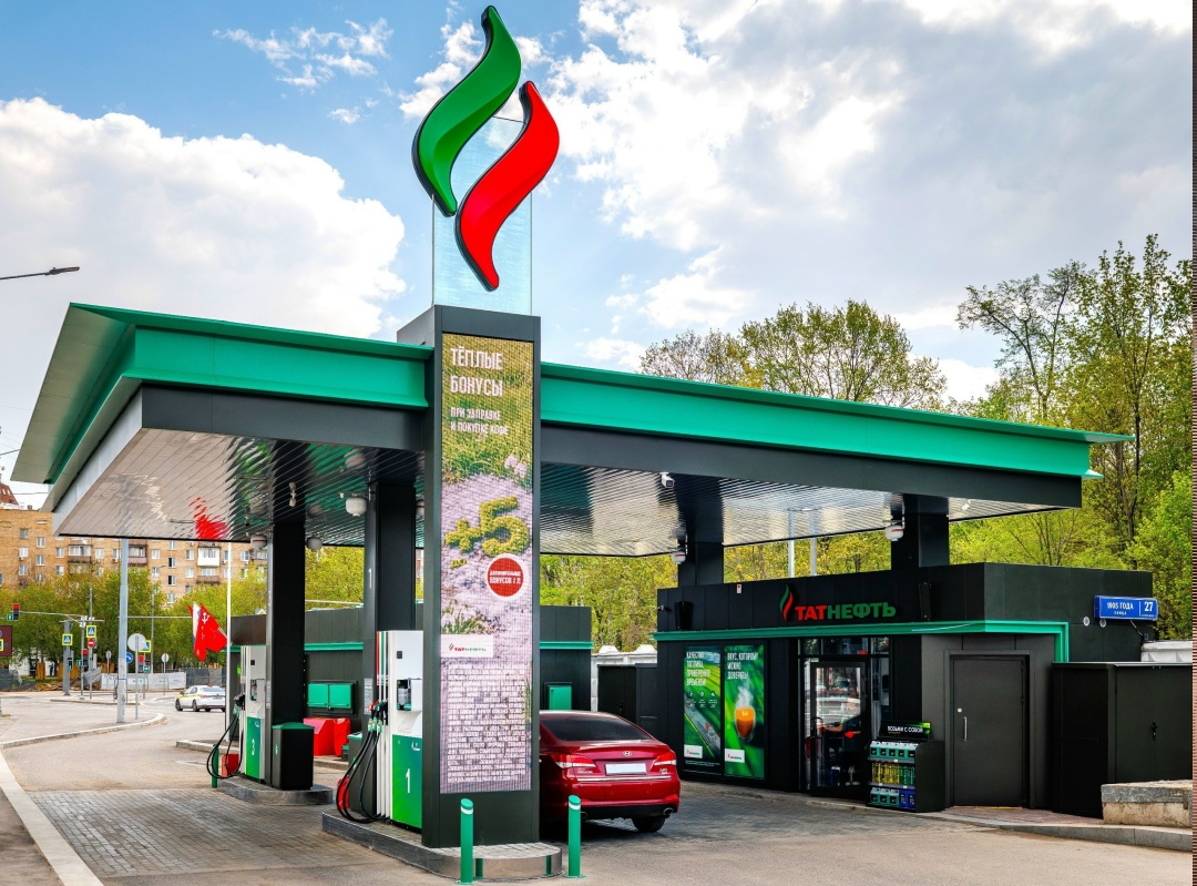 Татнефть открыла АЗС будущего в центре Москвы